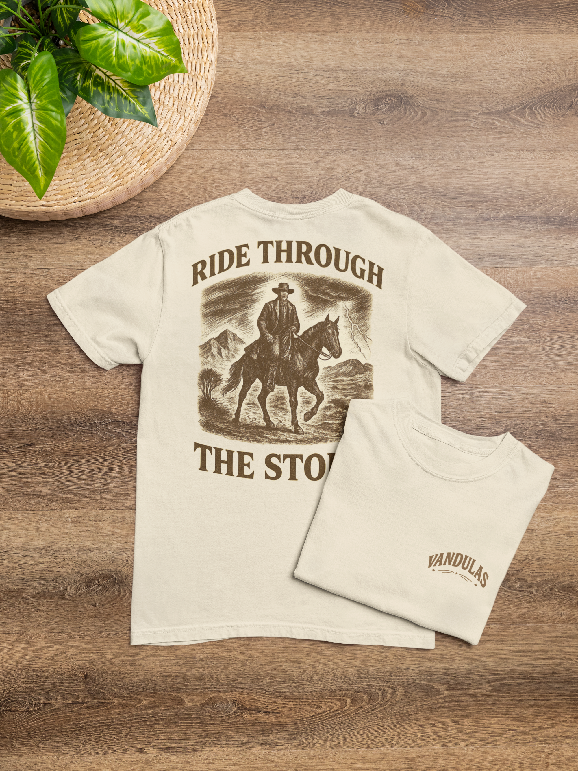 Western Through The Storm Faded T-Shirt