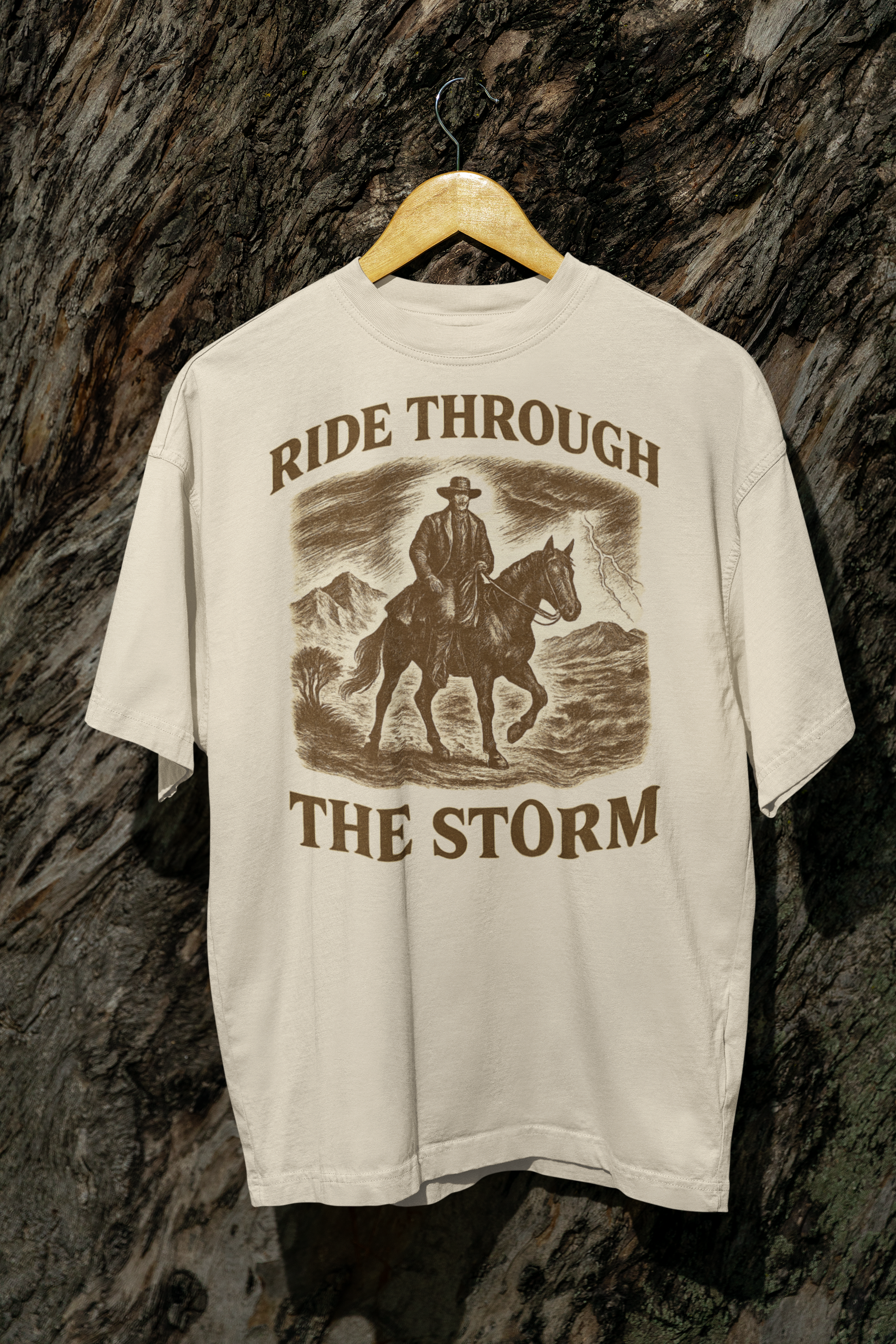 Western Through The Storm Faded T-Shirt