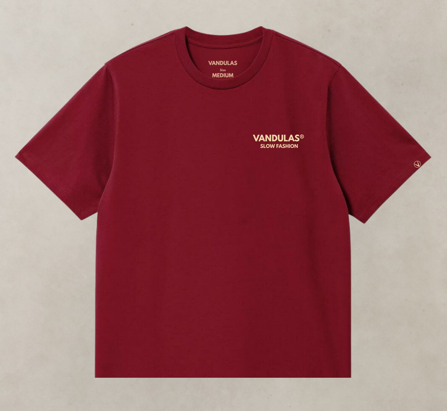 Vandulas Core Logo Tee – Red / Cream