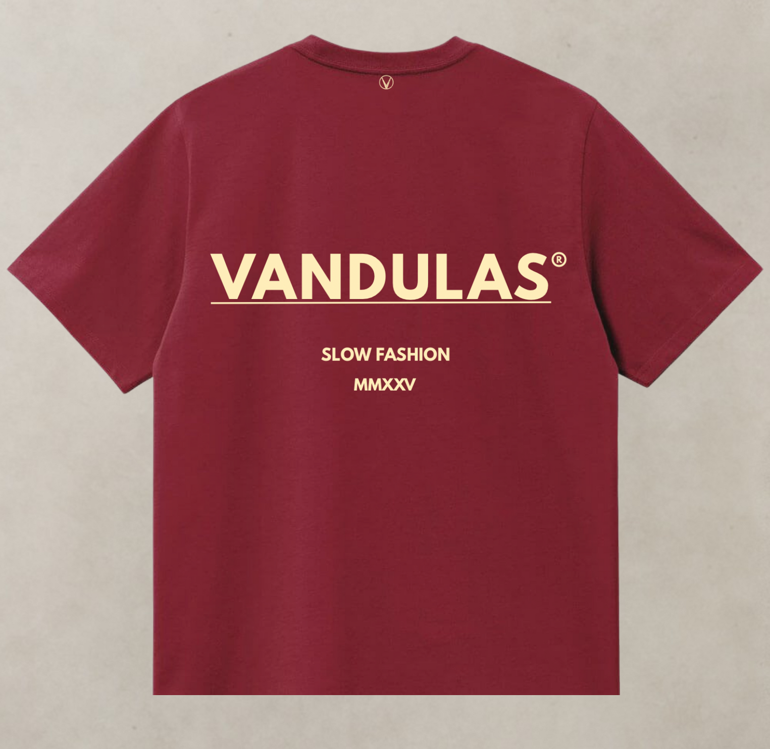 Vandulas Core Logo Tee – Red / Cream