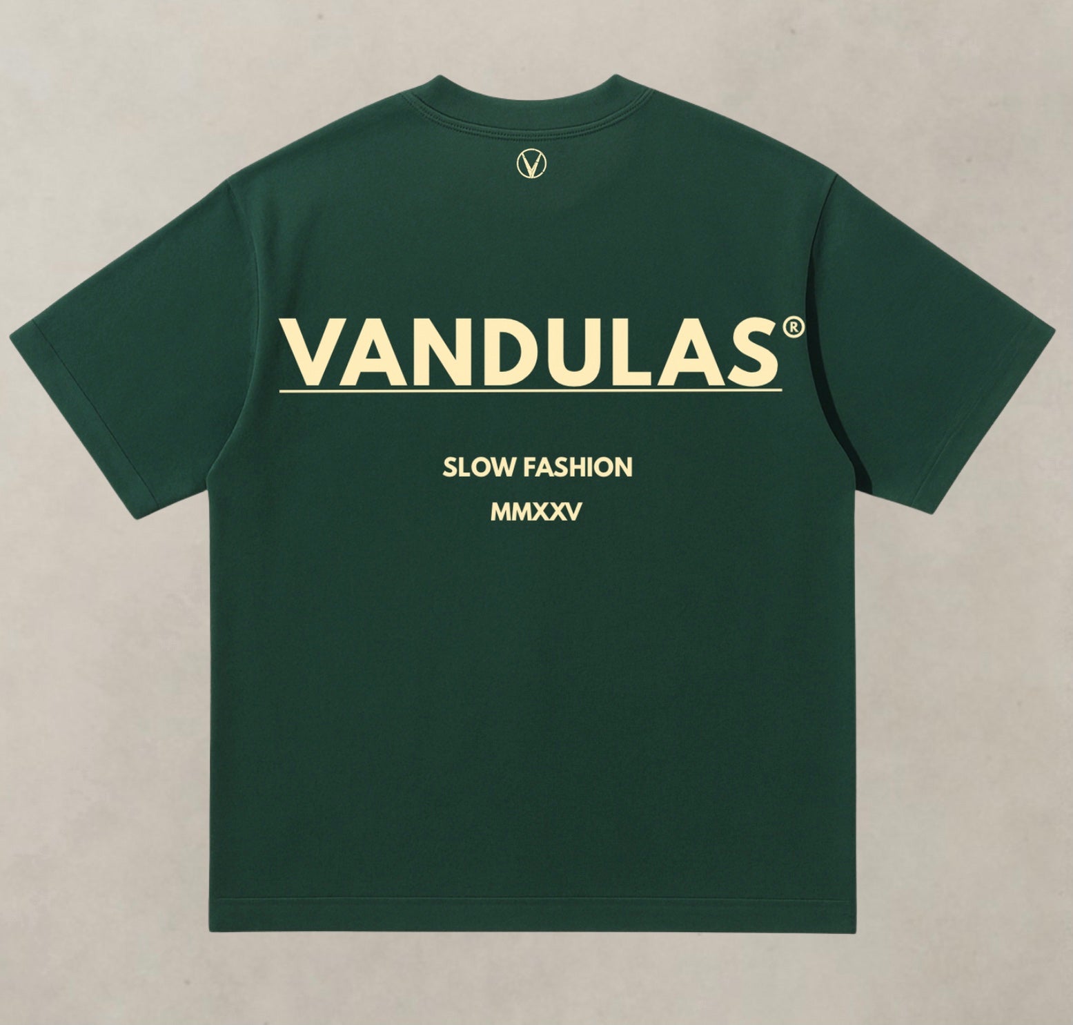 Vandulas Core Logo Tee Green/Cream