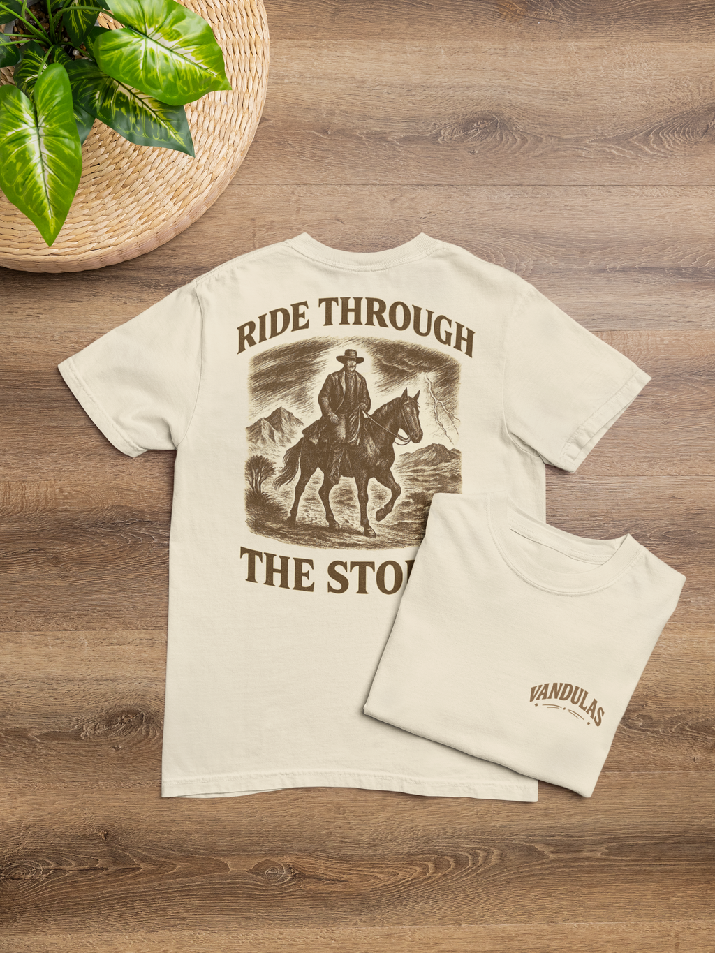 Western Through The Storm Faded T-Shirt