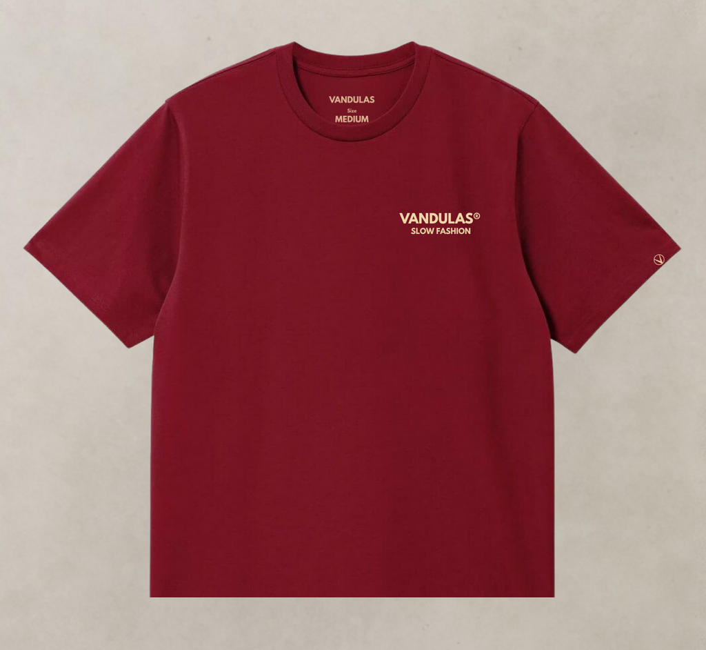 Vandulas Core Logo Tee – Red / Cream