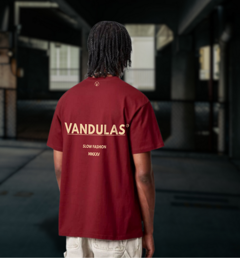 Vandulas Core Logo Tee – Red / Cream