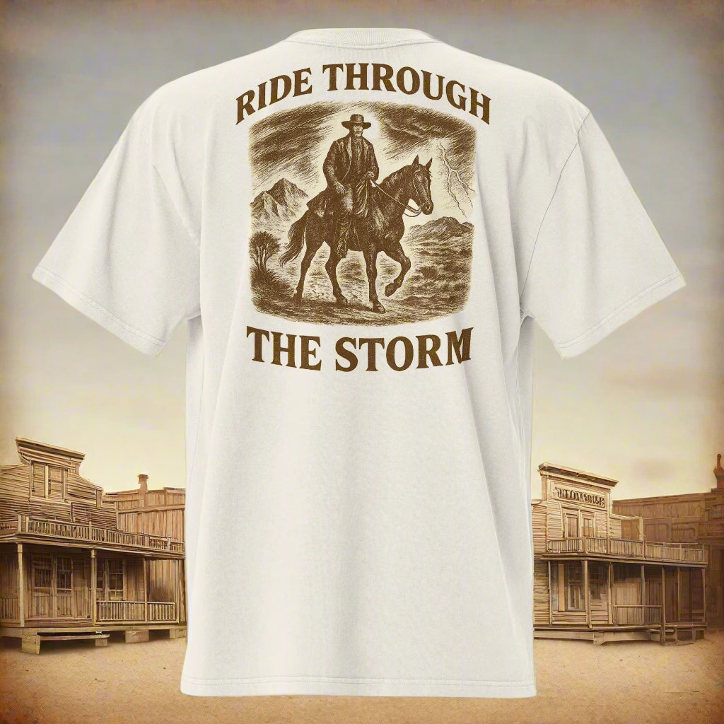 Western Through The Storm Faded T-Shirt