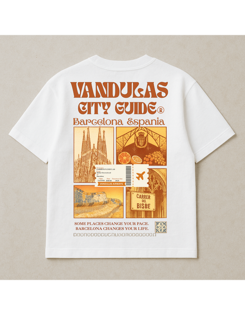 City Guide Tee — Barcelona, Españia