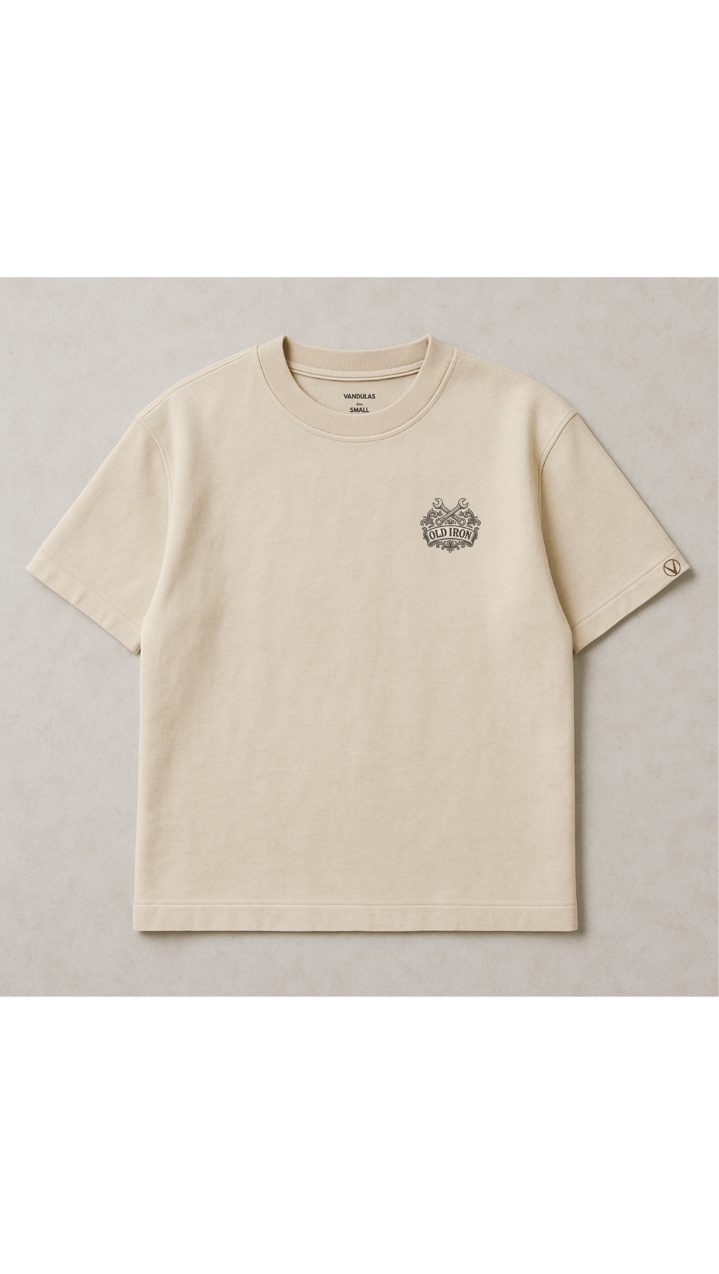 Vandulas® Old Iron Mechanic Tee – Bone